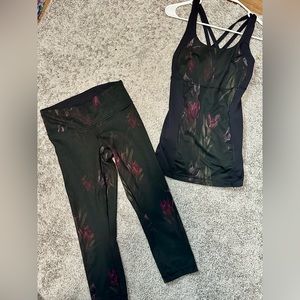 Lululemon size 4 floral set $25 per piece